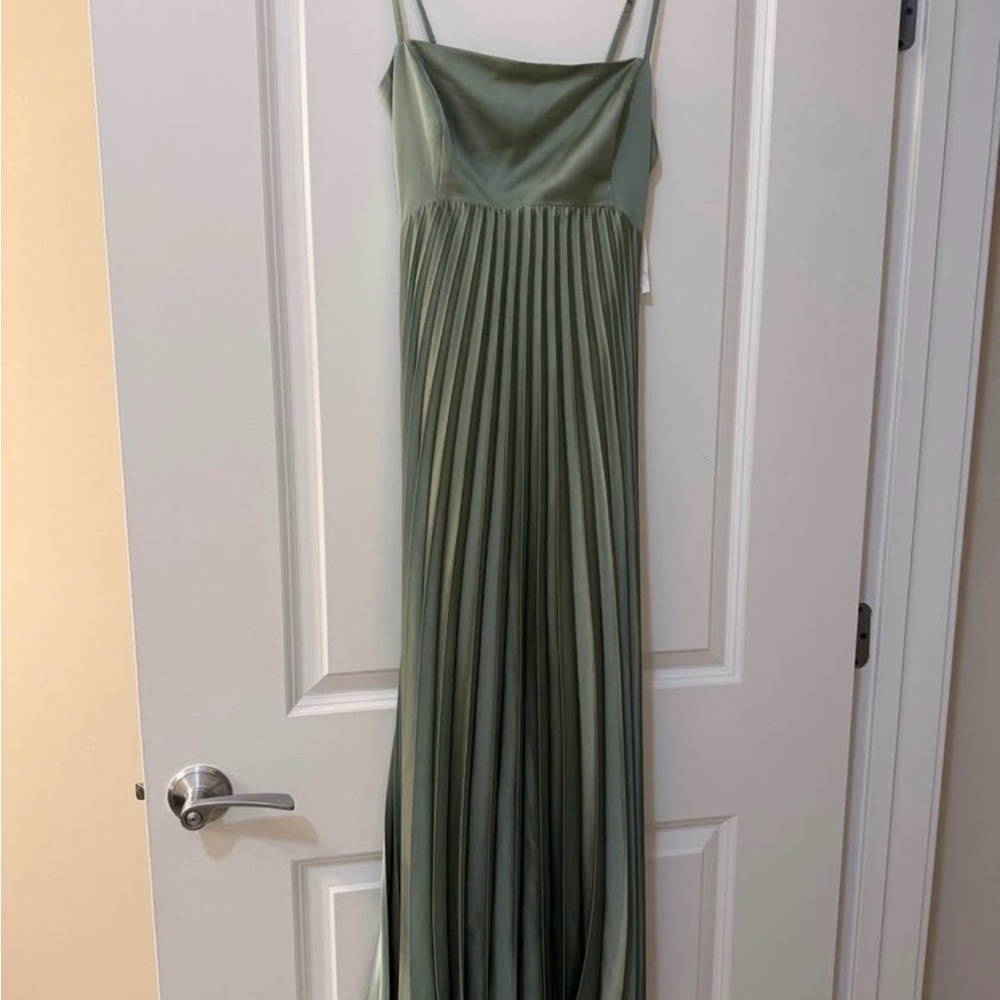 Abercrombie & Fitch Sage Green Maxi Dress